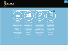 Tablet Screenshot of bizztel.com